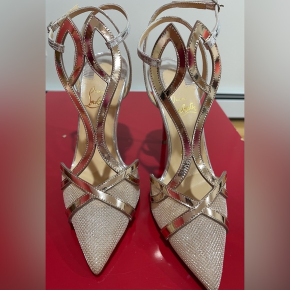 Christian Louboutin Double L Pump Size 37 NWT - Picture 3 of 10